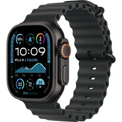 Apple Watch Ultra 2 GPS + Cellular 49mm Black Titanium Case with Black Ocean Band (MX4P3CS/A)
