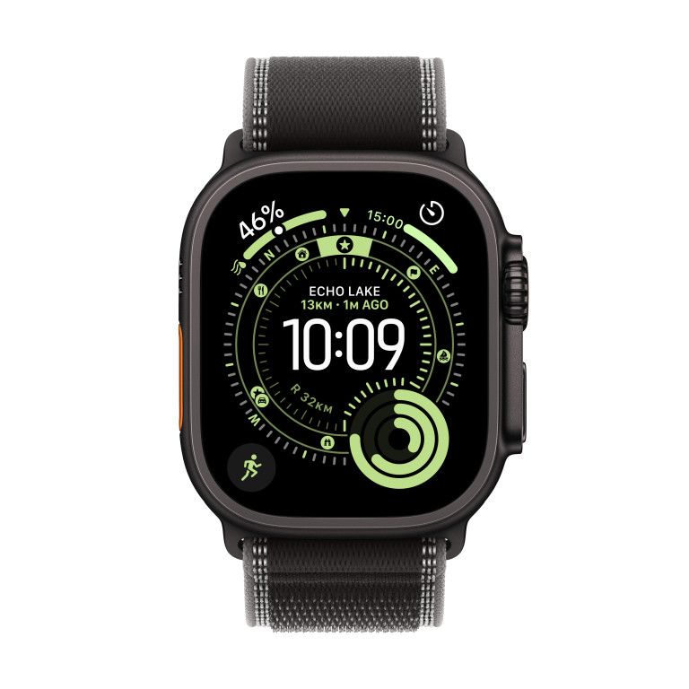 Apple Watch Ultra 3 GPS + Cellular 49 mm čierne, Čierna/uhľová - M/L