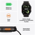 Apple Watch Ultra 3 GPS + Cellular 49mm Black, Black/Charcoal - M/L
