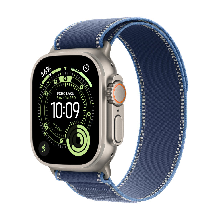 Apple Watch Ultra 3 GPS + Cellular 49mm Titanium + Blue/Bright Blue - S/M