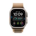 Apple Watch Ultra 4 GPS + Cellular 49 mm, puzdro z prírodného titánu s remienkom Desert Alpine Loop – L
