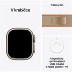 Apple Watch Ultra 4 GPS + Cellular 49 mm, puzdro z prírodného titánu s remienkom Sand Trail Loop – M/L