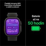 Apple Watch Ultra 4 GPS + Cellular 49mm Natural Titanium Case with Desert Alpine Loop - L