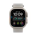 Apple Watch Ultra 4 GPS + Cellular 49mm Natural Titanium Case with Translucent Grey Ocean Band