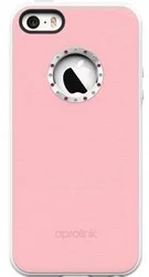 APROLINK iPhone 5/s Yum Macaron Swarovski Crystal-Ringed Case, Pink