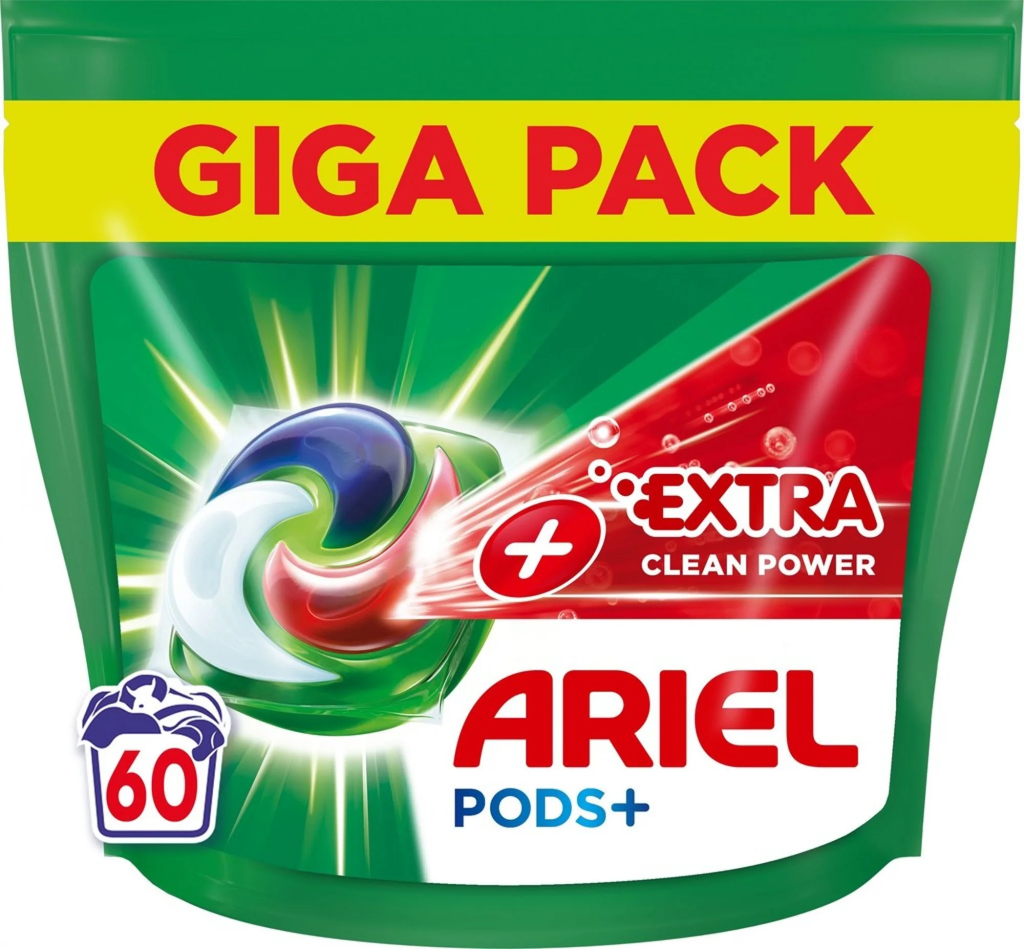 Ariel Extra Clean Power gélové kapsuly, 60 ks