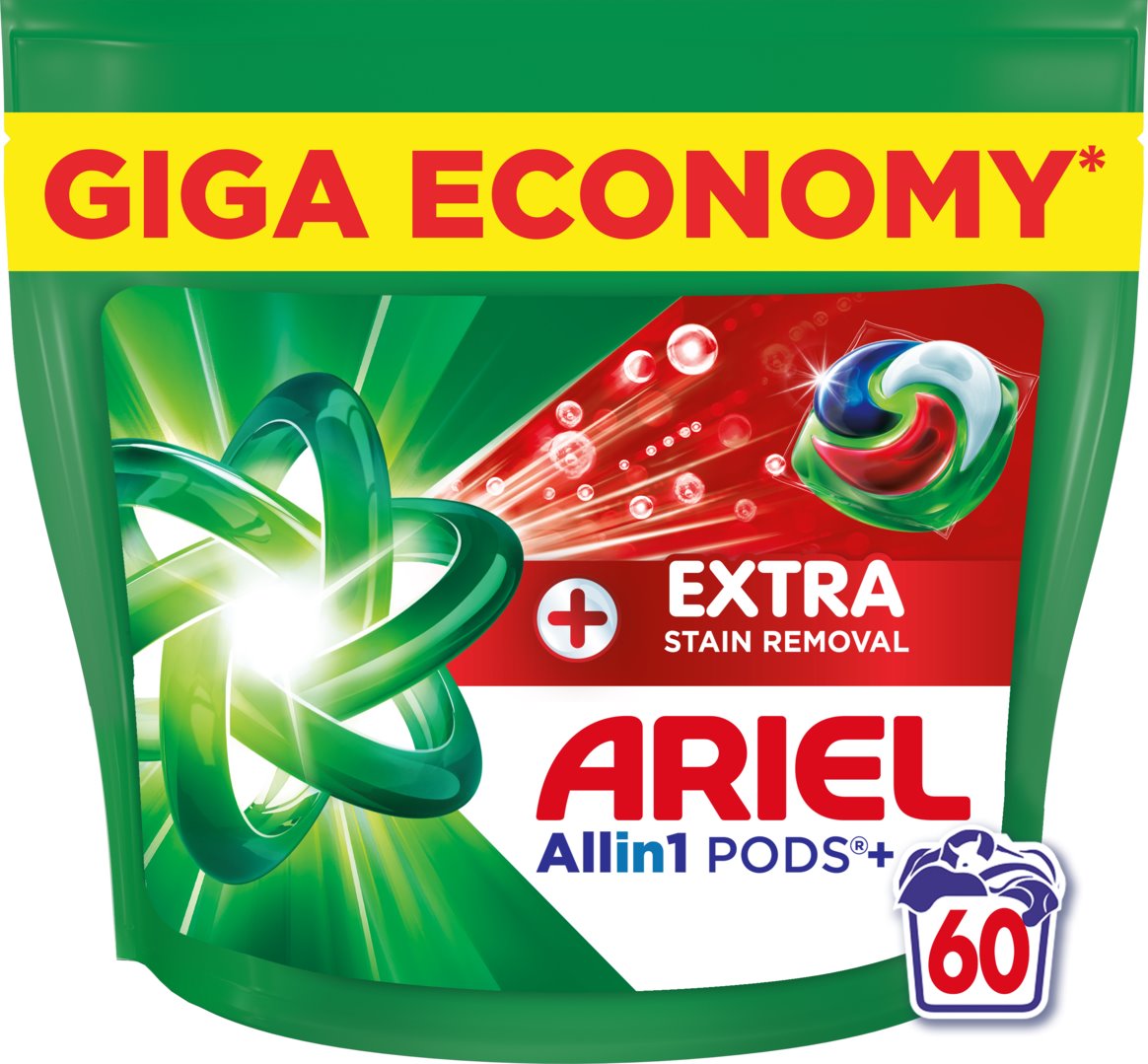 Ariel Plus kapsle na praní Extra Clean 60ks