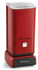 Ariete 2878 Retro Cappuccino, zpěňovač mléka červený