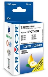 ARMOR cartridge pro BROTHER DCP-130/330 Yellow (LC-1000Y) - alternativní