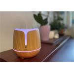 Aroma difuzér s bluetooth reproduktorem a osvětlením Airbi SONIC - světlé dřevo