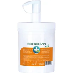 ARTHROCANN Konopný masážní gel s kostivalem a koloidním stříbrem 1l