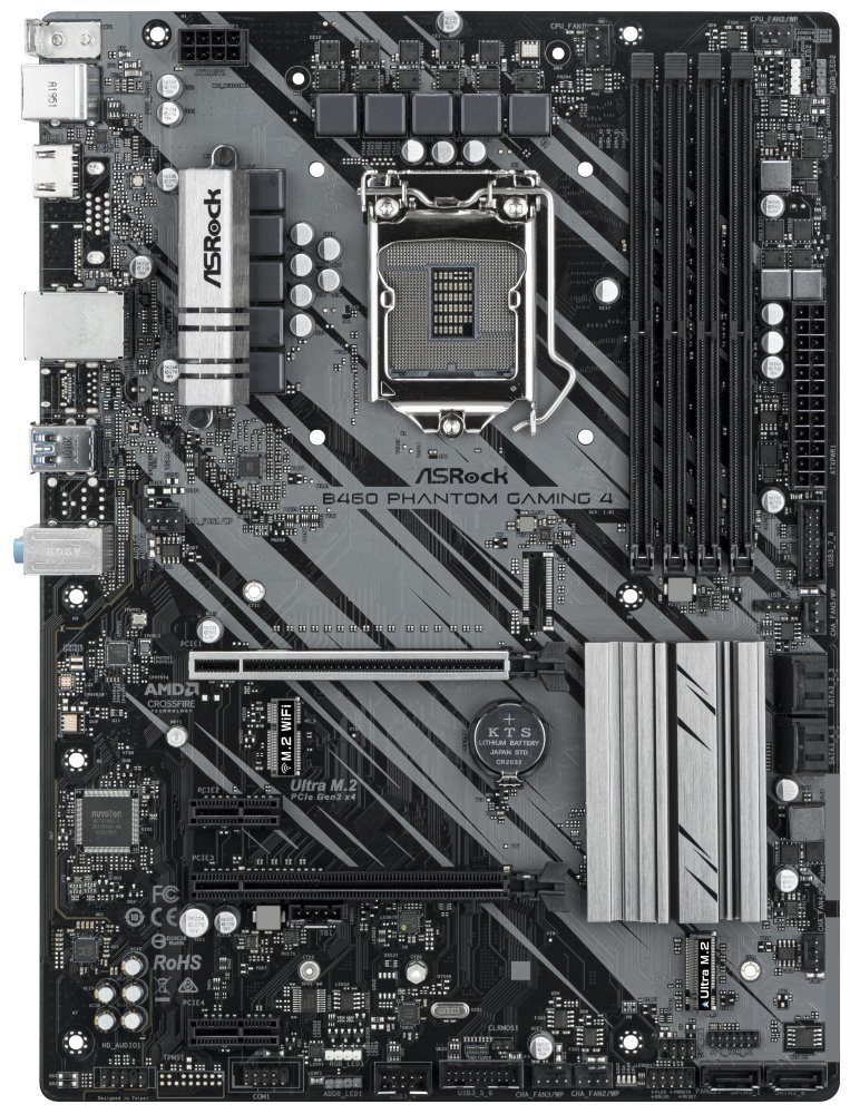 Asrock b460 phantom gaming 4 bios настройка