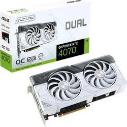 ASUS Dual GeForce RTX 4070 White OC Edition 12GB GDDR6X
