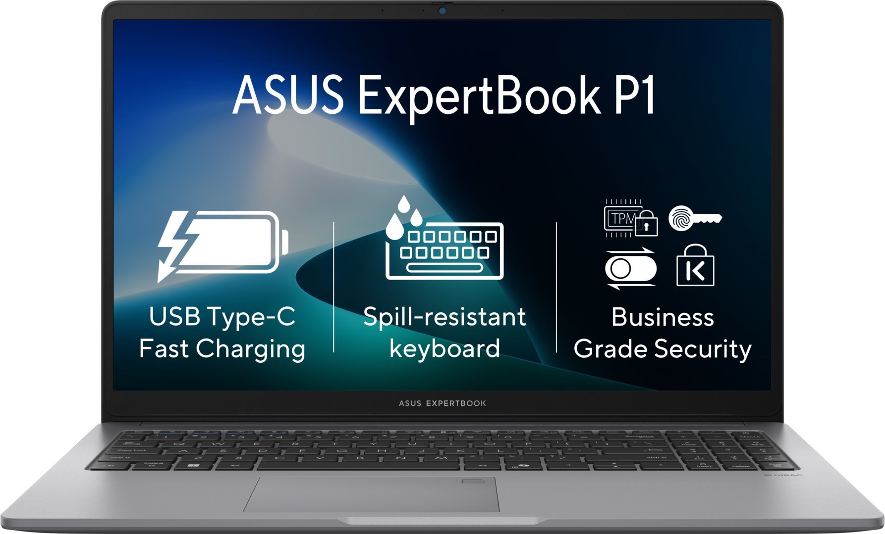 ASUS ExpertBook P1 P1503CVA-S71152X hmlistá sivá