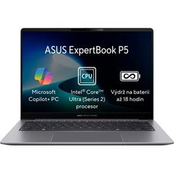 ASUS ExpertBook P5 P5405CSA-ULTRA5X Misty Grey  (záruka 3 roky NBD)