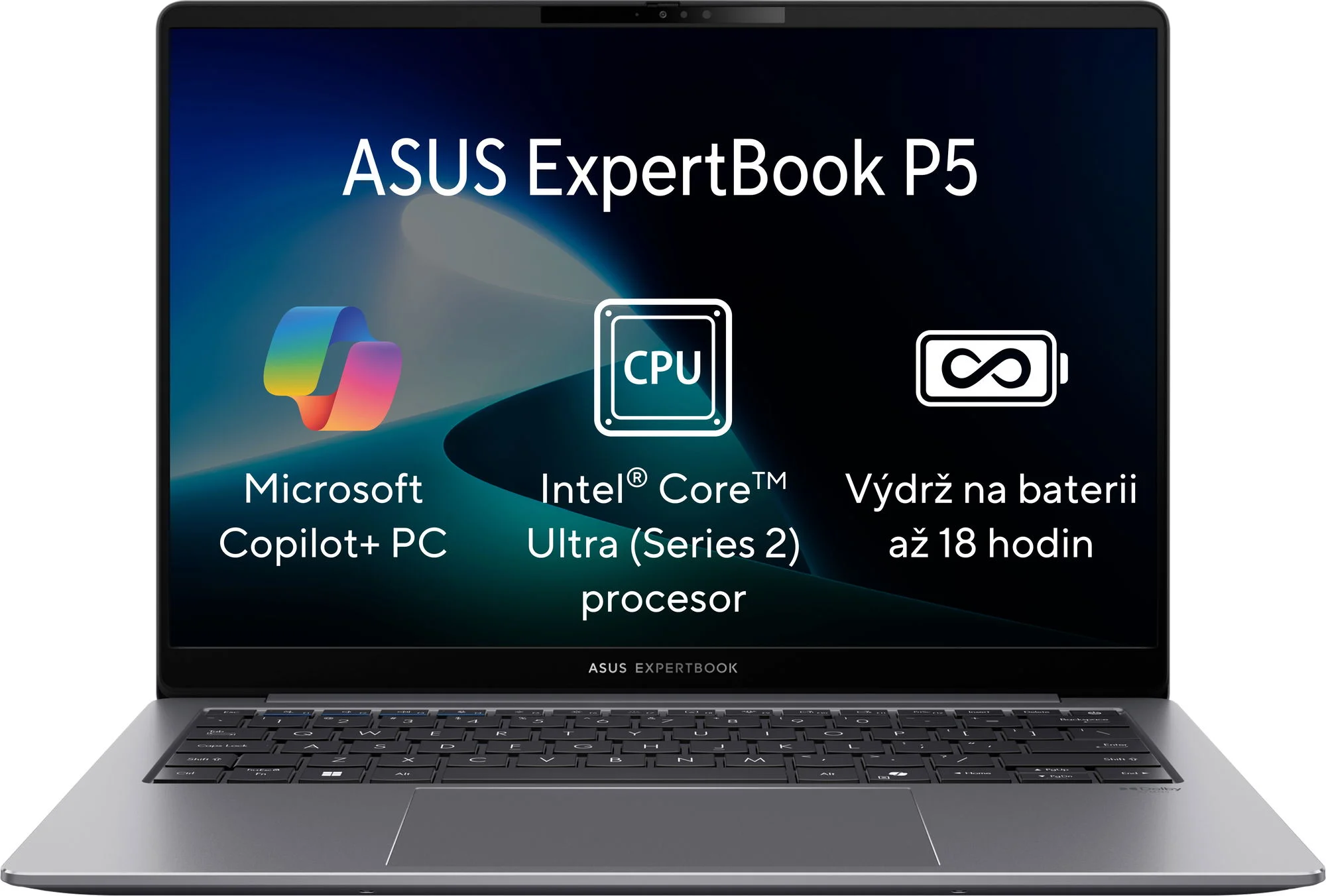 ASUS ExpertBook P5 P5405CSA-ULTRA5X Mlhovo sivá