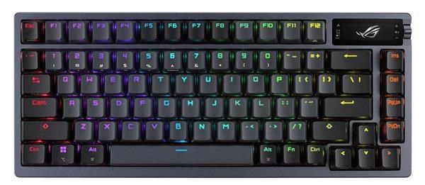 ASUS ROG AZOTH, mechanický, Bluetooth, americký, čierny