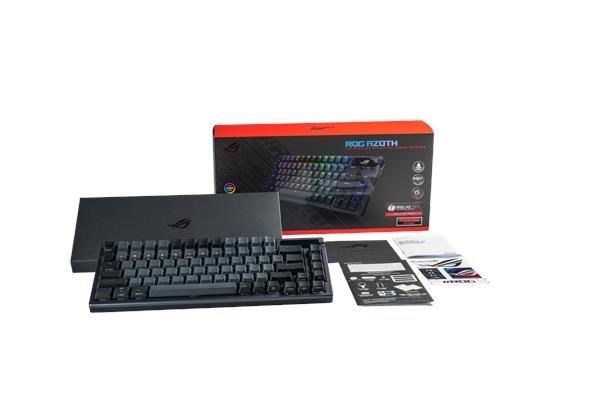 ASUS ROG AZOTH, mechanický, Bluetooth, americký, čierny