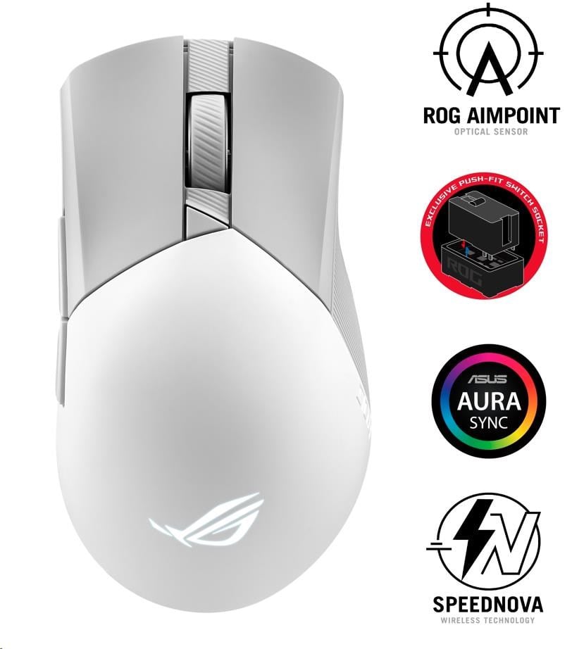 ASUS ROG Gladius III Wireless AimPoint White