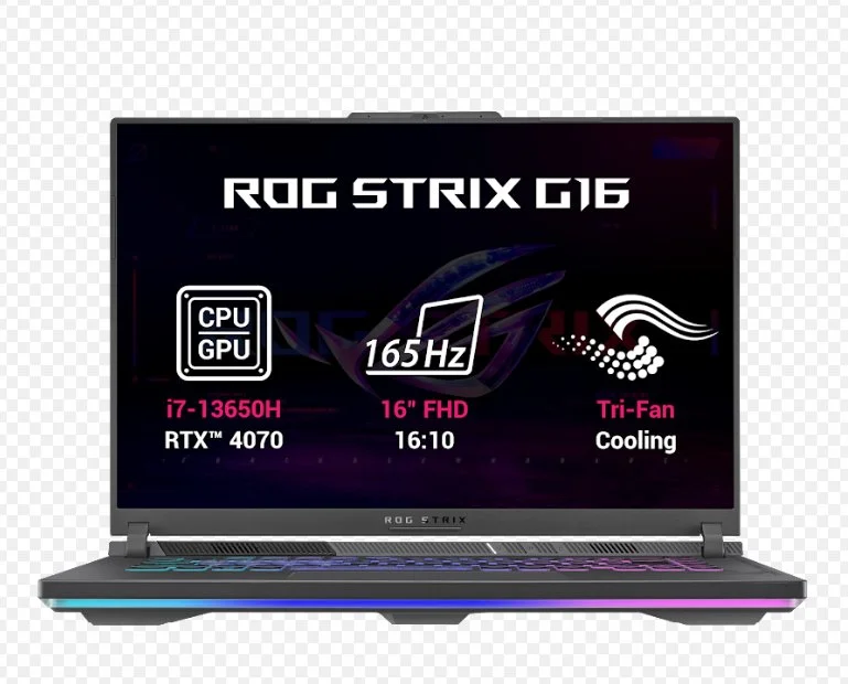 ASUS ROG Strix G16 G614JI-N3093W Eclipse Gray kovový