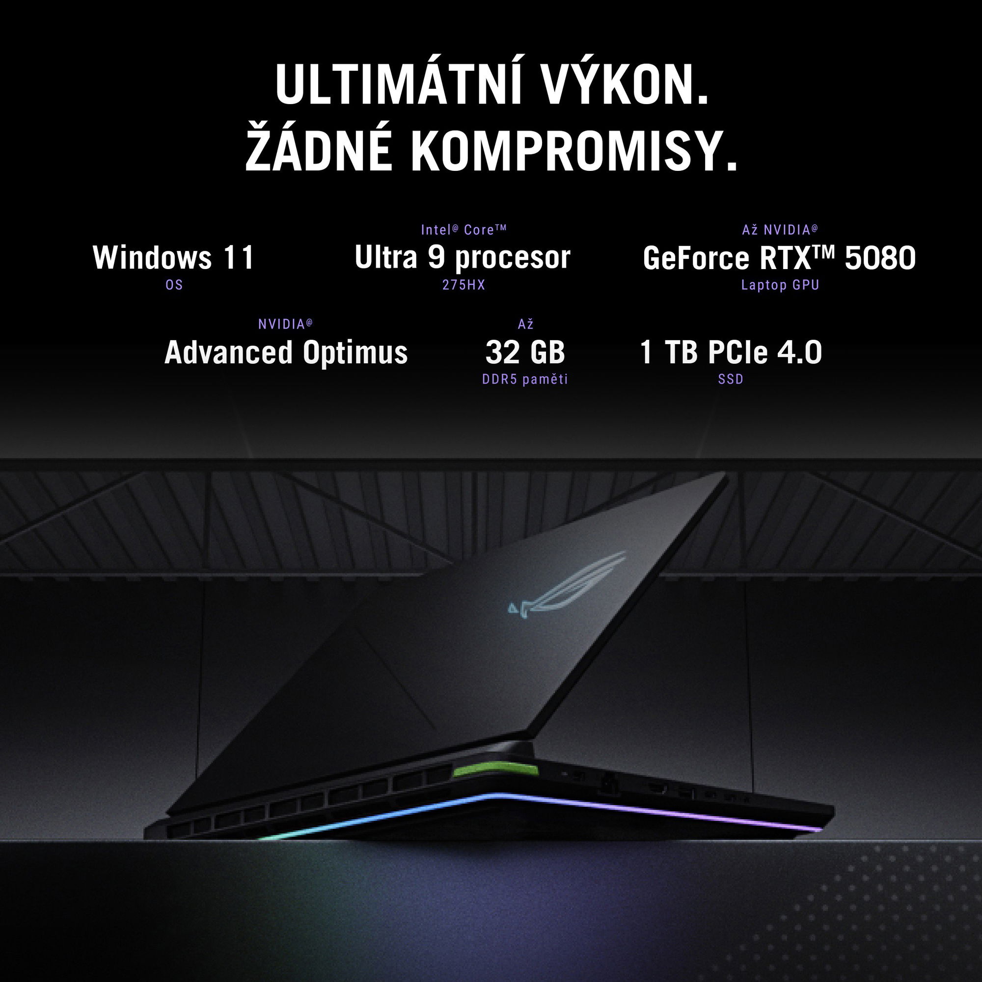 ASUS ROG Strix G18 G815LR-NEBULA002W Eclipse Gray kovový
