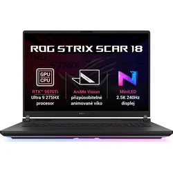 ASUS ROG Strix SCAR 18 G835LR-NEBULA008X Off Black
