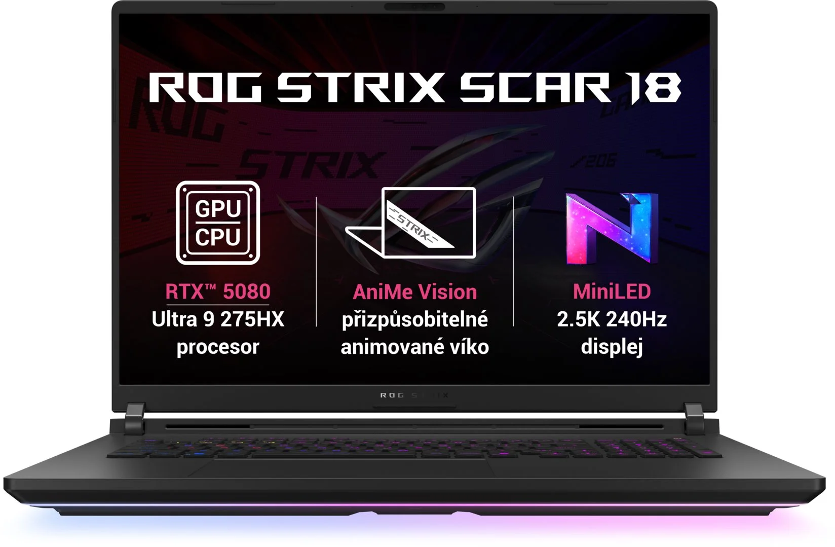 ASUS ROG Strix SCAR 18 G835LW-NEBULA034X Off Black