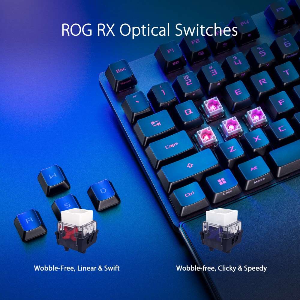 ASUS ROG Strix Scope II, ROG RX RED / PBT, USA