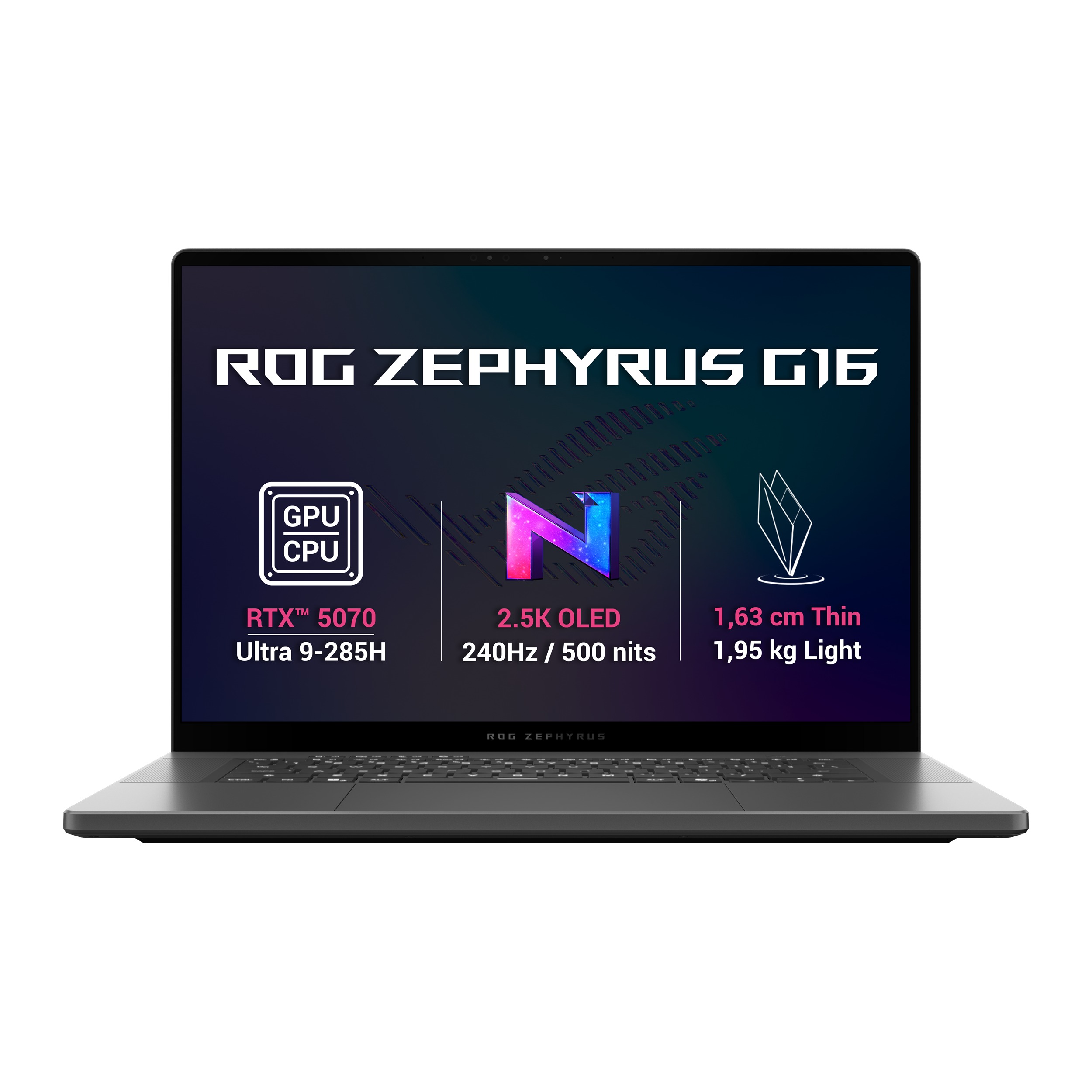 ASUS ROG Zephyrus G16 GU605CP-NEBULA003Z Eclipse Gray (bez adaptéru)