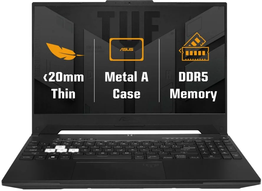 ASUS TUF Dash F15 FX517ZC-OHN167W Black