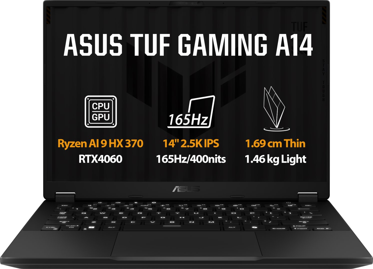 ASUS TUF Gaming A14 FA401WV-RG046X Jaeger Gray Metallic