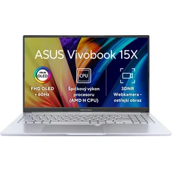 ASUS Vivobook 15X OLED M1503QA-L1149W Transparent Silver