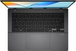 ASUS Vivobook S14 S3407AA-OLED113W, matná šedá, kovové vyhotovenie