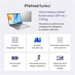 ASUS Vivobook S16 S3607QA-PL004W Cool Silver kovový