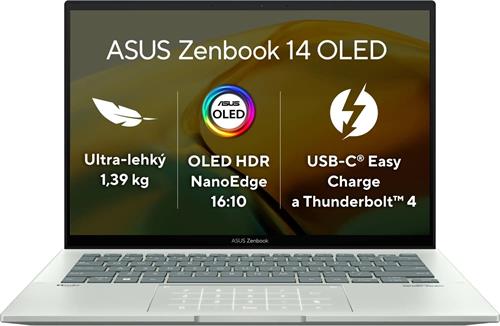 ASUS Zenbook 14 OLED UX3402ZA-OLED372W Aqua Celadon celokovový