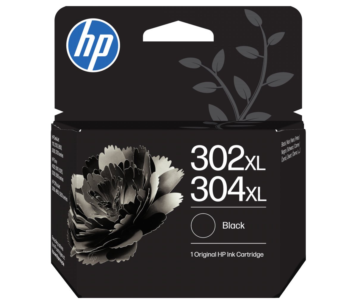 Atramentová kazeta HP 302XL/304XL, čierna