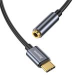 Audio adaptér Baseus L54 USB-C mini jack 3,5 mm - čierno-šedý