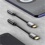 Audio adaptér Baseus z USB-C na Jack 3,5mm černý