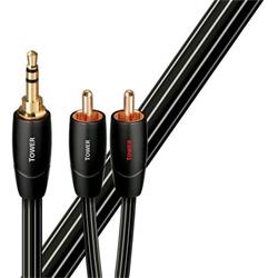 Audioquest Tower JR 0,6 m - kabel audio 1x 3,5 mm jack - 2x RCA qtowjr0006 - Kabely + redukce