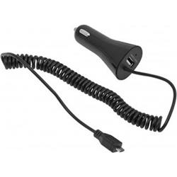 Auto adaptér s USB a MicroUSB