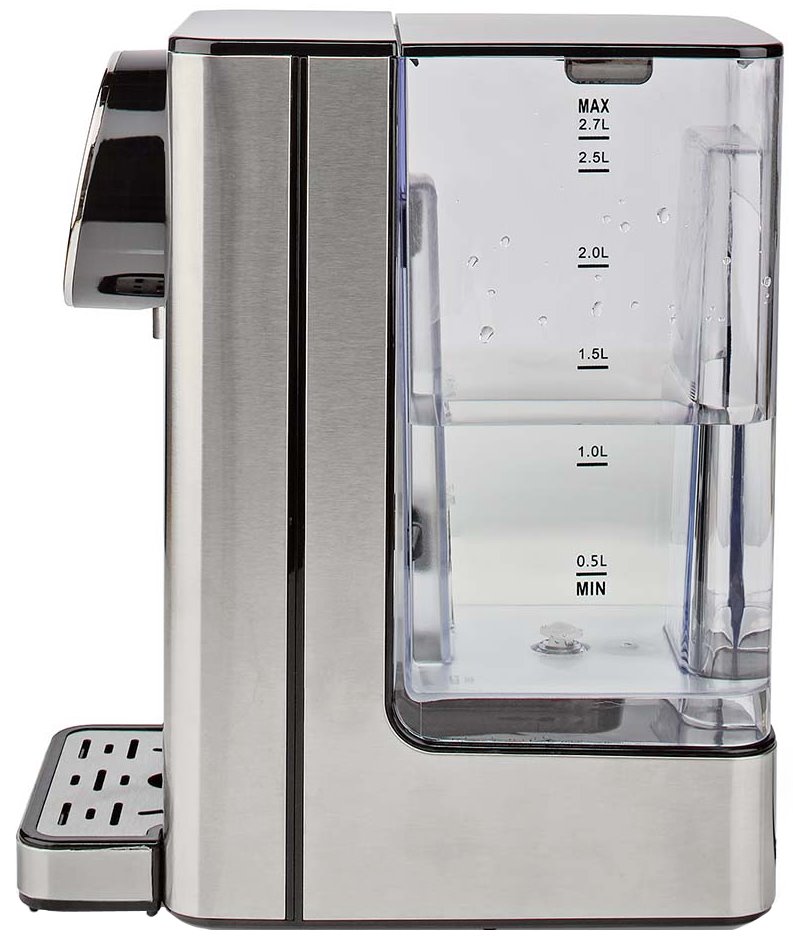 Automatický dávkovač teplej vody NEDIS/ objem 2,7 l/ displej/ digitálny/ čierny (hliník)