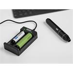AVACOM ALF-2 - USB nabíjačka batérií Li-Ion 18650, Ni-MH AA, AAA