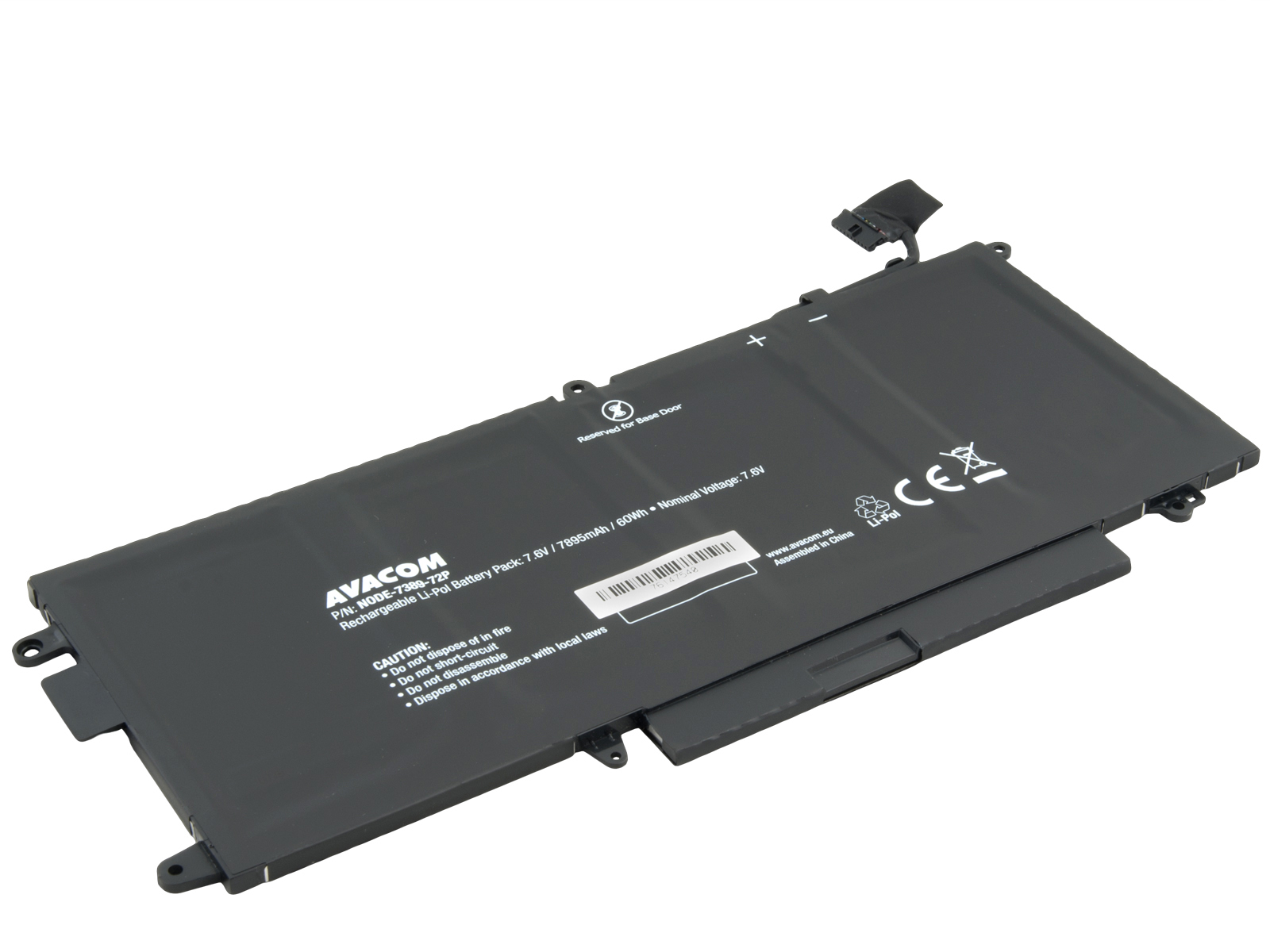 Avacom batéria pre Dell Latitude 7389, 7390 2-in-1 Li-Pol 7,6V 7895mAh 60Wh