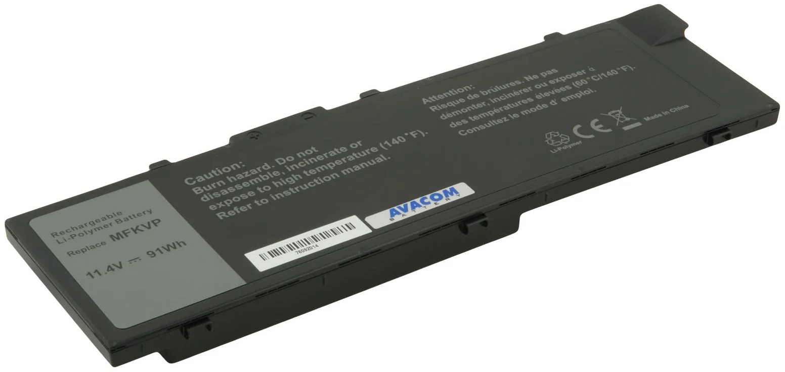 AVACOM Dell Precision 15 7000, 17 7000 Li-Pol 11,4V 7982mAh 91Wh NODE-P1570-80P