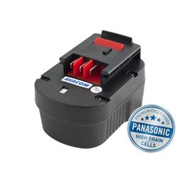 AVACOM kompatibilní s BLACK & DECKER A1712 Ni-Mh 12V 3000mAh, články PANASONIC