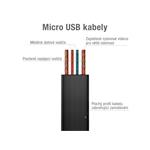 AVACOM MIC-120K USB - kábel Micro USB, 120 cm, čierny