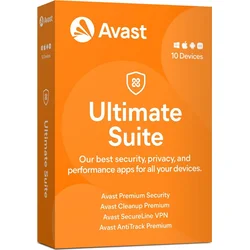 Avast Ultimate (viac zariadení), 10 zariadení, 3 roky, ESD