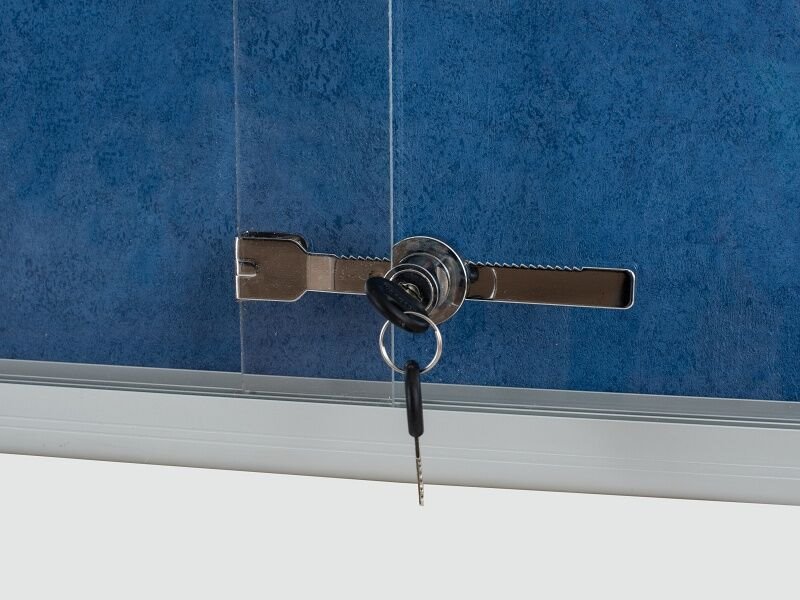 Aveli Vitrína informační modrá, 6xA4