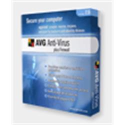 AVG Anti-Virus plus Firewall 2 uživatele-licence na 1 rok