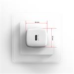 AXAGON ACU-PD20W, 20W sieťová nabíjačka, 1x port USB-C, PD3.0/PPS/QC4+/AFC/Apple, biela
